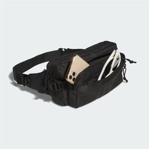 NWT- Adidas- Rectangle Belt Bag 2.0- Black- Canvas